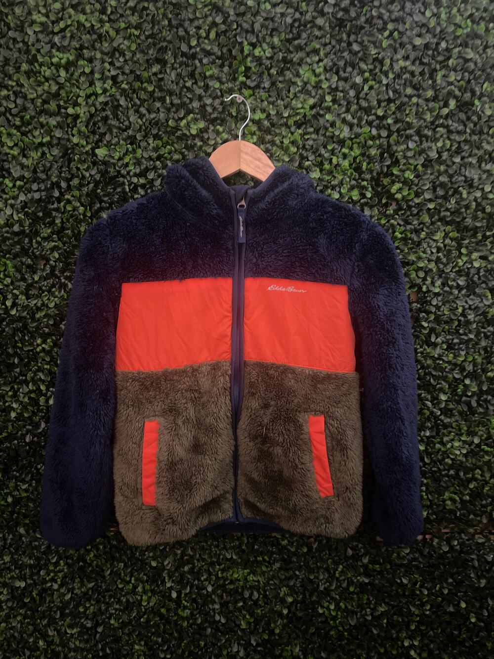 Eddie Bauer Kids Pullover Jacket Size M (10/12), Soft warm boys jacket hoodie